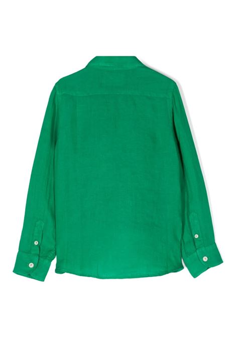 Camicia in lino SAINT BARTH | AGN0001 AGNES01205F LINEN 57 GREEN
